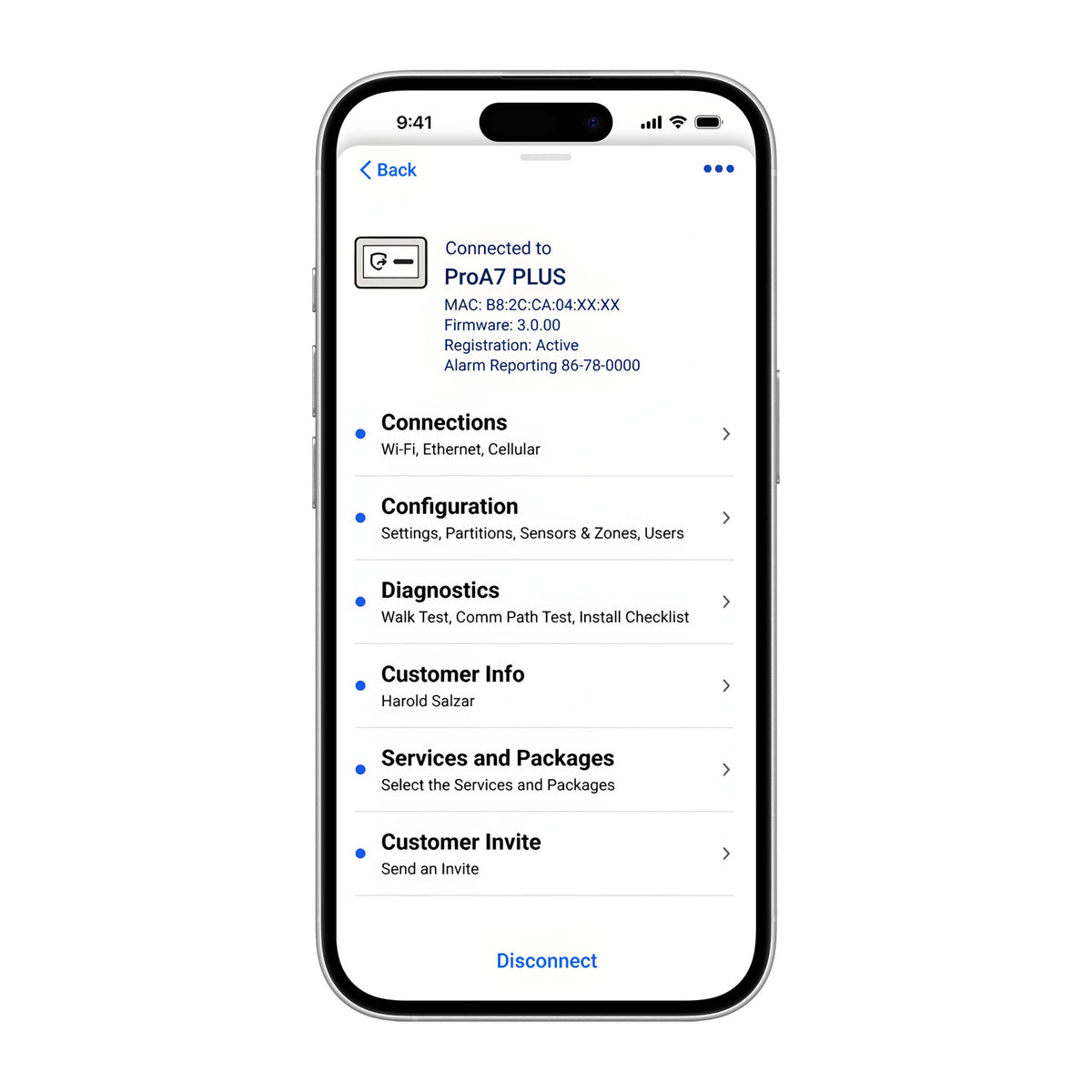 Pro-IQ-Security - Panel - Front - phone screen